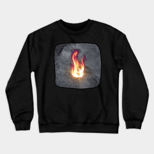 Fire and Stone-Power Design Crewneck Sweatshirt